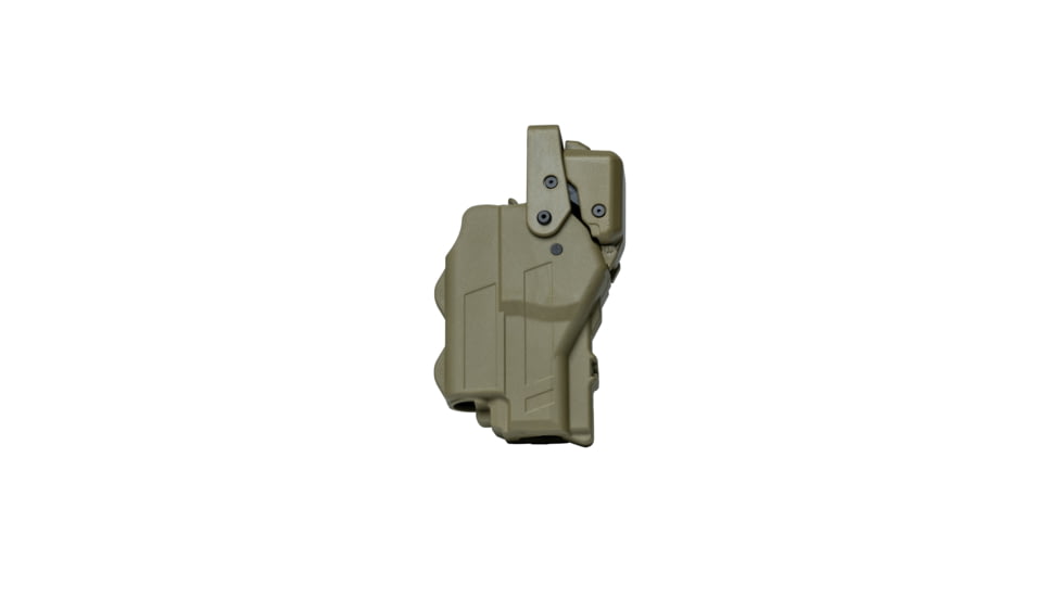 Alien Gear Holsters Rapid Force Level 3 Duty Polymer OWB Belt Holster, Sig P320 Full Size 9mm/.40 cal/M17/XFull, Sig P320 Compact/Carry 9 mm/.40 cal/M18/Xcarry, Left Hand, Compact Light, No Axon, Tan, R3-M-0691-TN-LH-CL-A0-B