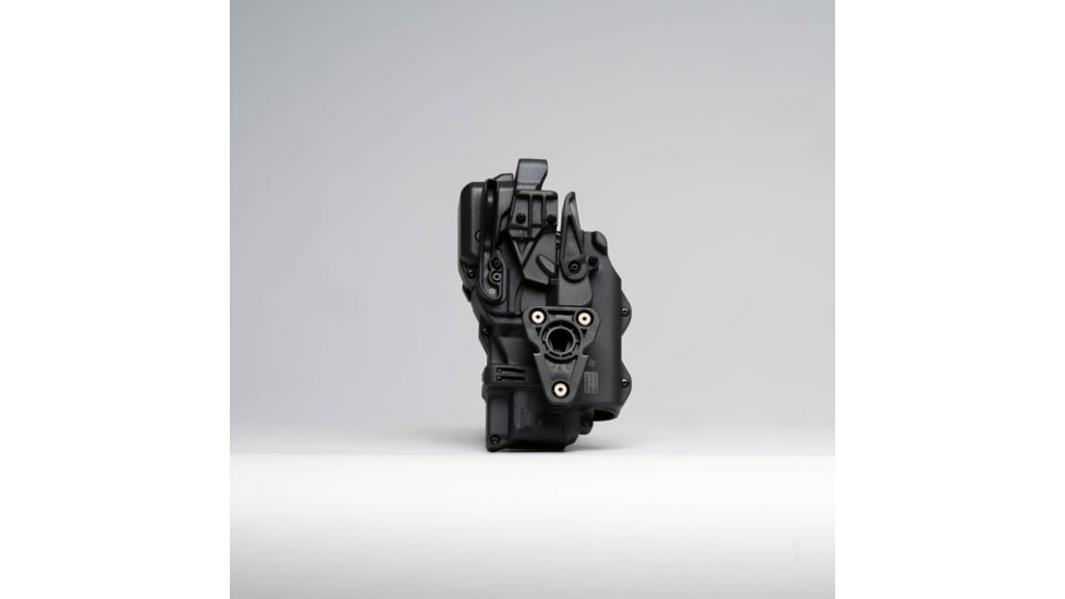 Alien Gear Holsters Rapid Force Level 3 Duty Polymer OWB Belt Holster, Sig P320 Full Size 9mm/.40 cal/M17/XFull,Sig P320 Compact/Carry 9 mm/.40 cal/M18/Xcarry, Left Hand, Compact Light, No Axon, Black, R3-M-0691-BK-LH-CL-A0-B