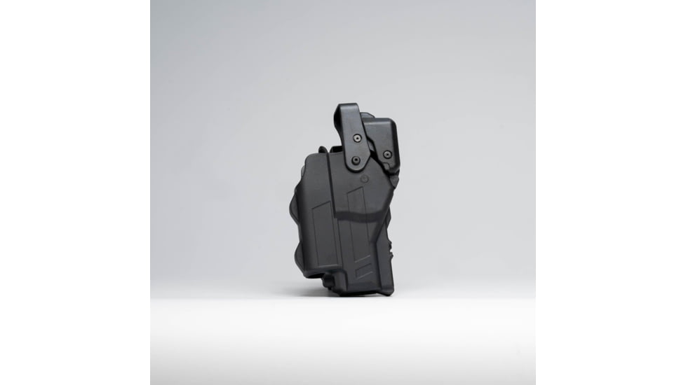 Alien Gear Holsters Rapid Force Polymer Level III OWB Belt Duty Holster, Sig P320 Full Size 9mm/.40 cal/M17/XFull, Sig P320 Compact/Carry 9 mm/.40 cal/M18/XCarry, Left Hand, Matte Black, Compact Light, R3-M-0691-BK-LH-CL-A0-B