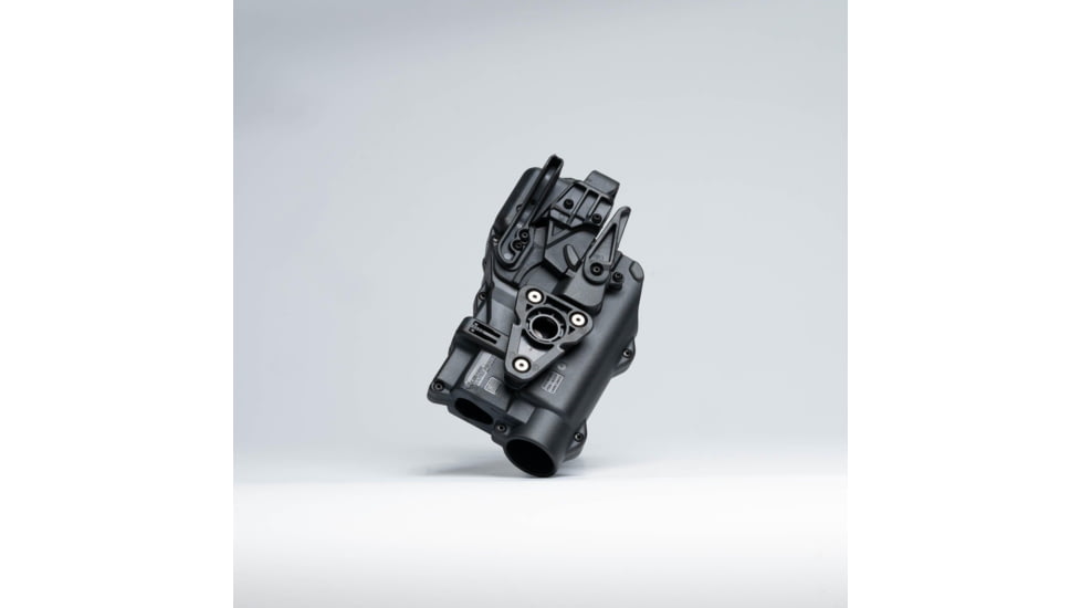 Alien Gear Holsters Rapid Force Level 3 Duty Polymer OWB Belt Holster, Sig P320 Full Size 9mm/.40 cal/M17/XFull,Sig P320 Compact/Carry 9 mm/.40 cal/M18/Xcarry, Right Hand, Large Light, No Axon, Black, R3-M-0691-BK-RH-LL-A0-B