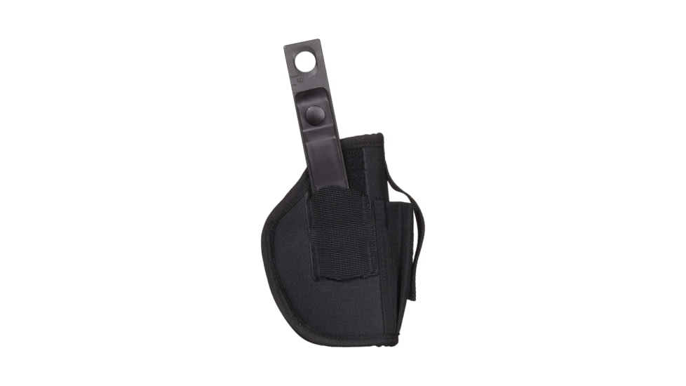 Allen Ambidextrous Hip Holster, Double Action Revolver, 3.25-Inch to 3.75-Inch, Black, Medium/Large, 44506