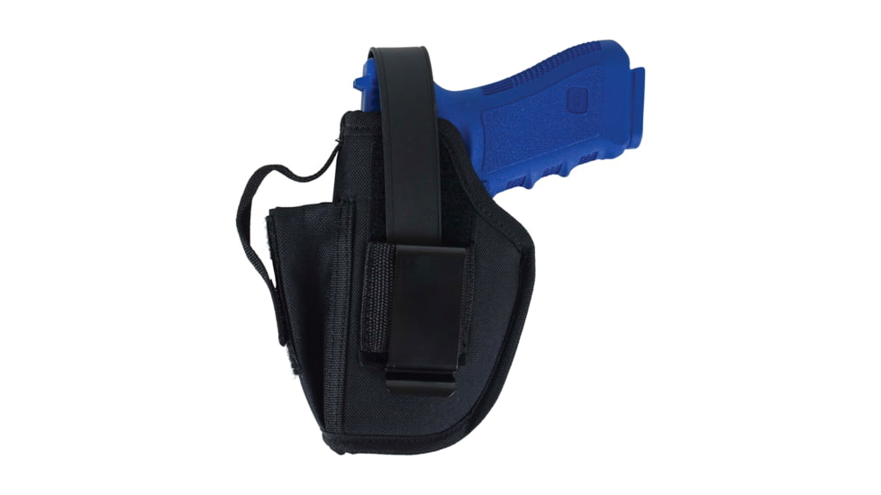 Allen Ambidextrous Hip Holster, Double Action Revolver, 3.25-Inch to 3.75-Inch, Black, Medium/Large, 44506