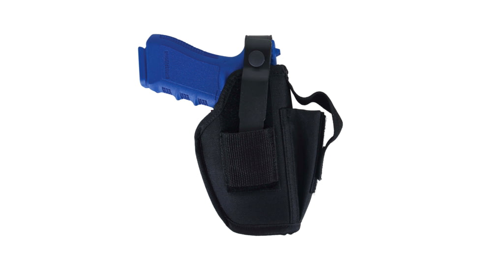 Allen Ambidextrous Hip Holster, Semi Automatic Handgun, 4.5-Inch to 5-Inch, Black, Large, 44503