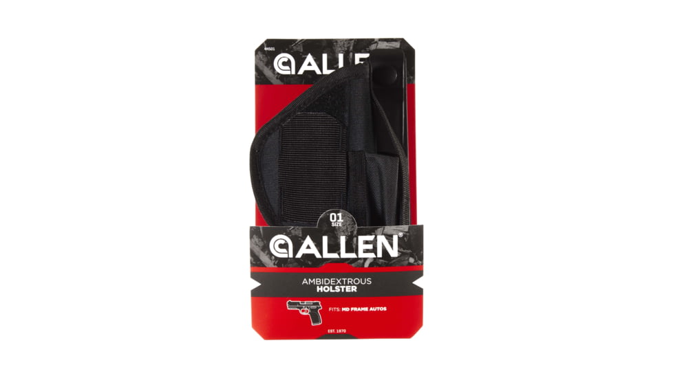 Allen Ambidextrous Hip Holster, Size Autos, Black, Medium, 44501