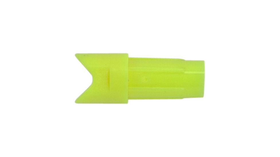 Allen Crossbow Bolt Half Moon Nocks, Pack of 6, Yellow, 68427