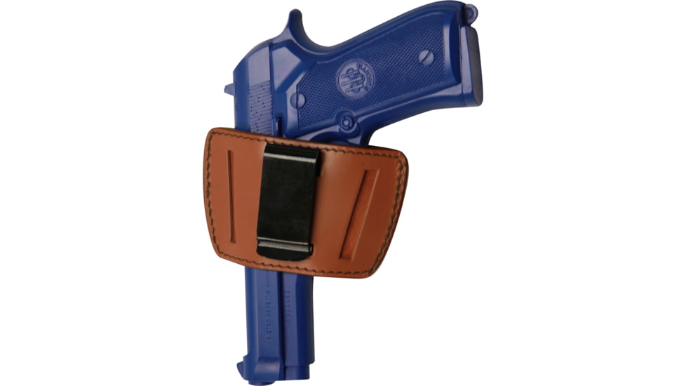 Allen Glenwood Belt Slide Leather Holster, Medium, Brown 112920