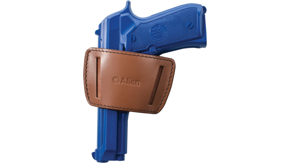 Allen Glenwood Belt Slide Leather Holster, Small, Brown 112919