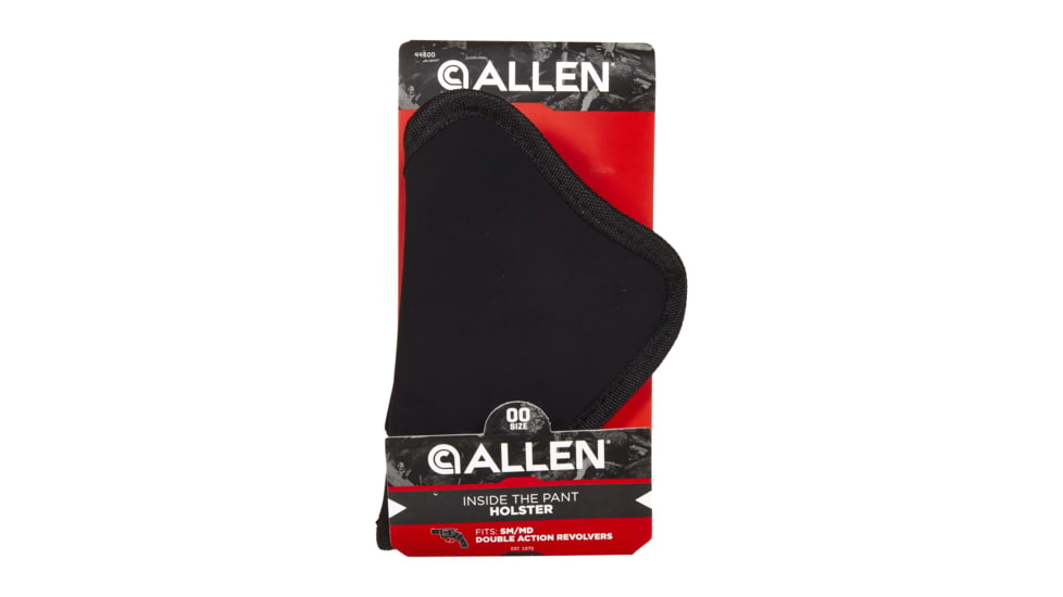 Allen Inside The Pant Handgun Holster, 2 to 3 Inch Barrel Double Action Revolvers, Black, 0, 44600