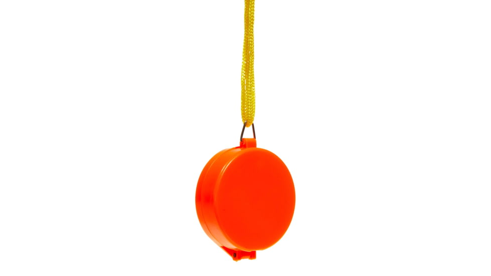 Allen Pocket Compass with Lid, Orange, 487
