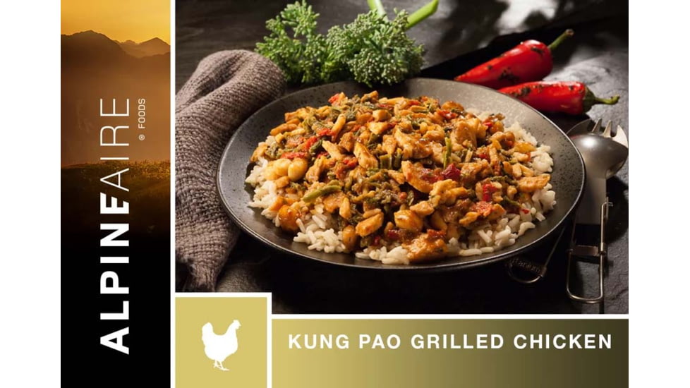 Katadyn Alpine Aire Foods Food Kung Pao Grilled Chicken, 60325