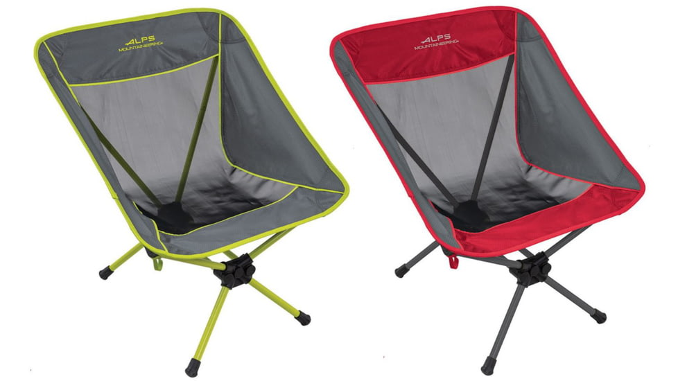ALPS Mountaineering Simmer Chair, Citrus/Charcoal, Salsa/Charcoal