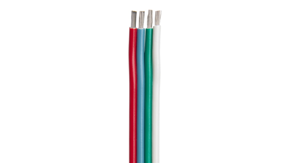 Ancor Flat Ribbon Bonded RGB Cable 16/4 AWG
