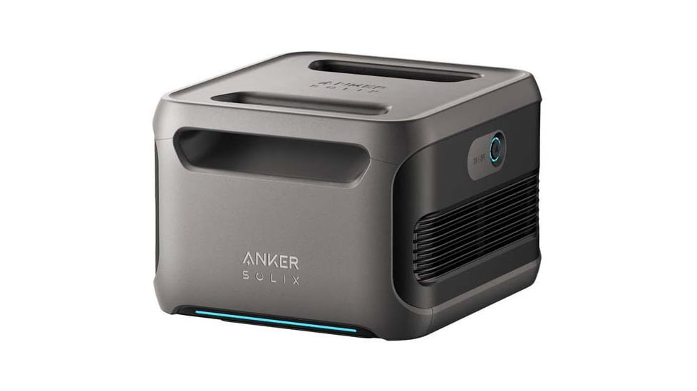 Anker SOLIX BP3800 Expansion Battery for SOLIX F3800, 3840Wh LFP, Black, 39.27x35.47x26.2, A1790B