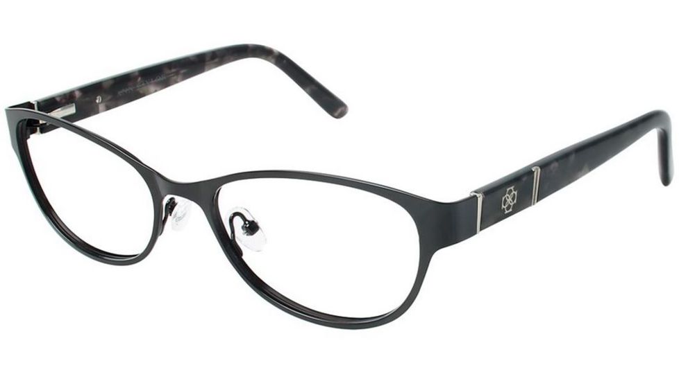 Ann Taylor AT207 Eyeglass Frames - Frame Matte Black, Size 53/17mm TYAT20701