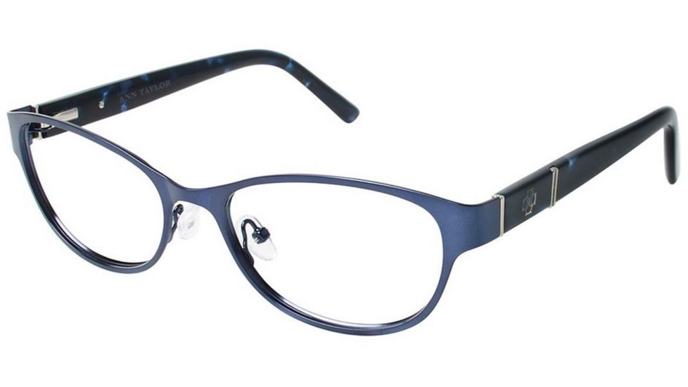 Ann Taylor AT207 Eyeglass Frames - Frame Matte Navy, Size 53/17mm TYAT20703