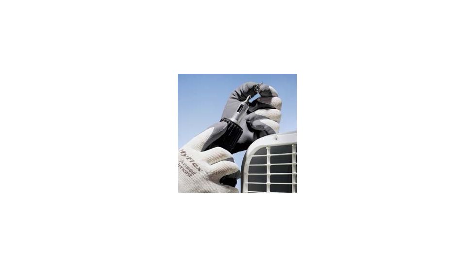 Ansell Healthcare HyFlex Foam Gloves, Ansell 205675 Black Gloves With Gray Liner