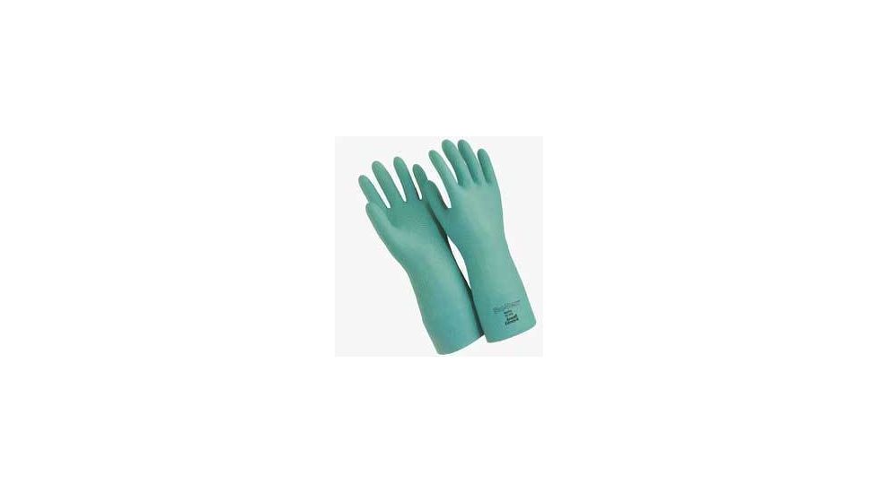 Ansell Healthcare Sol-Vex Nitrile Gloves, Ansell 117275 33 Cm (13'') Length, 15 Mil Thickness, Flock-Lined