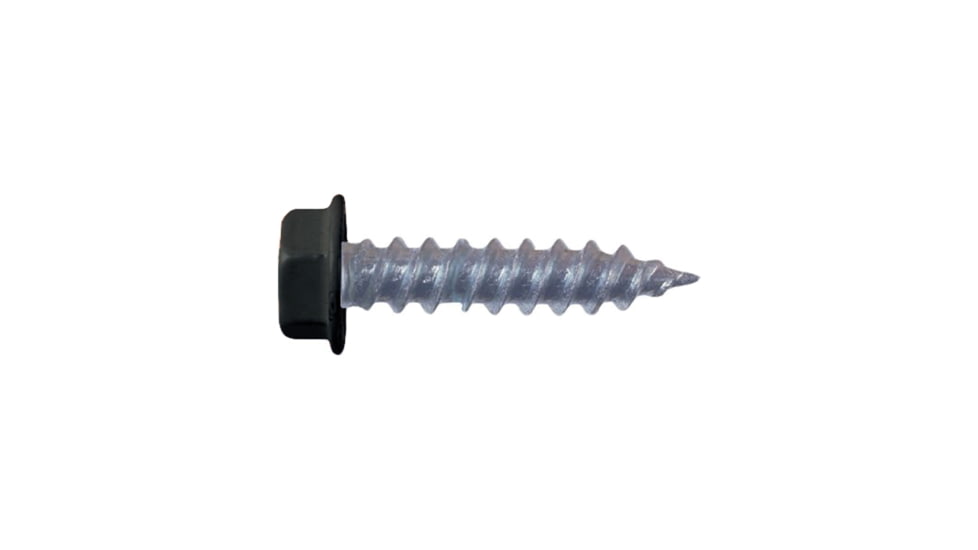 AP Products #8 Hex Washer Head Screw, Black, 1in, Pack of 500, 012-TR500 BL 8 X 1