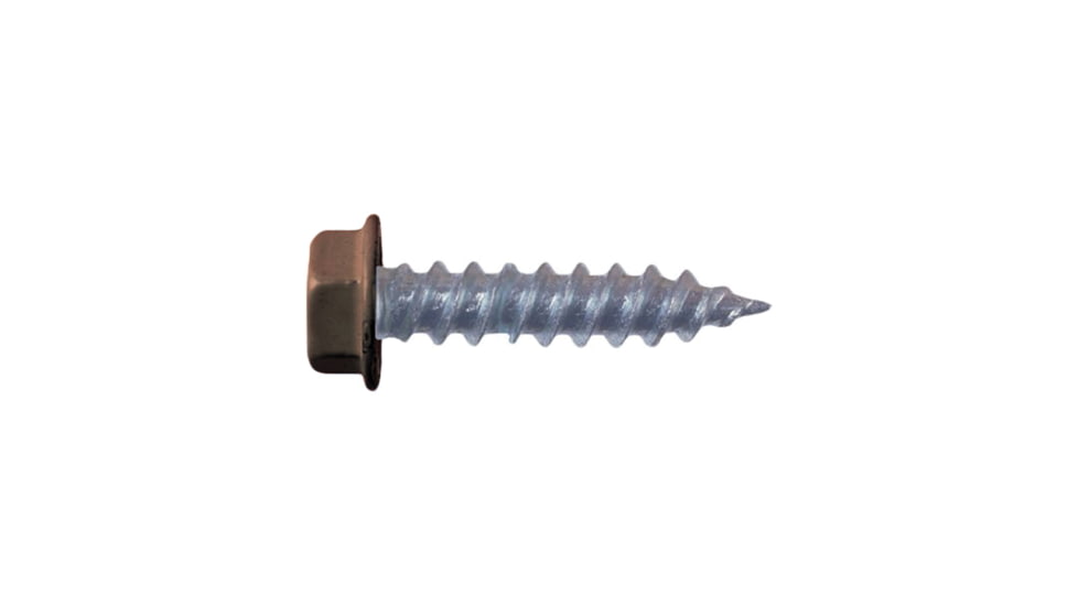 AP Products #8 Hex Washer Head Screw, Brown, 1-1/2in, Pack of 50, 012-TR50 BR 8 X 1-1/2