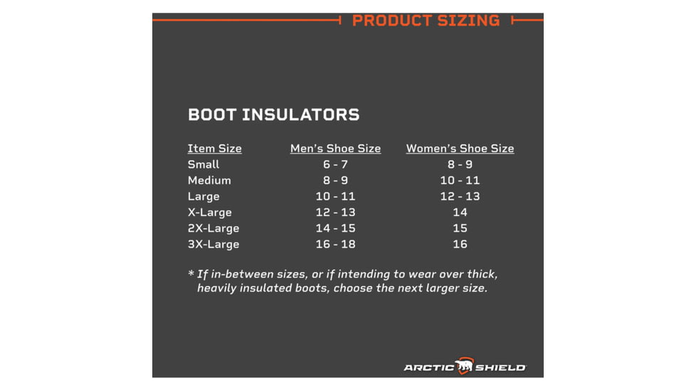 Arctic Shield Arctic Shield Boot Insulators, Realtree APX, 2LX, 1410470