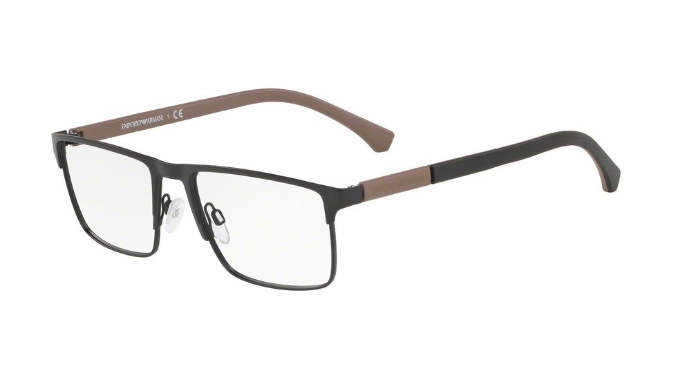 Armani EA1095 Eyeglass Frames 3001-53 - Matte Black