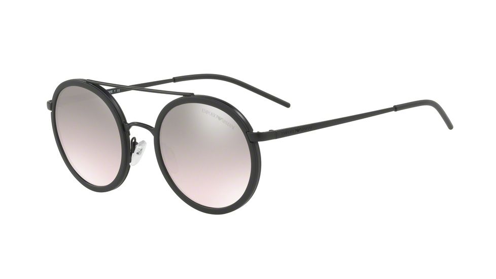 Armani EA2041 Single Vision Prescription Sunglasses EA2041-30018Z-50 - Lens Diameter 50 mm, Frame Color Matte Black
