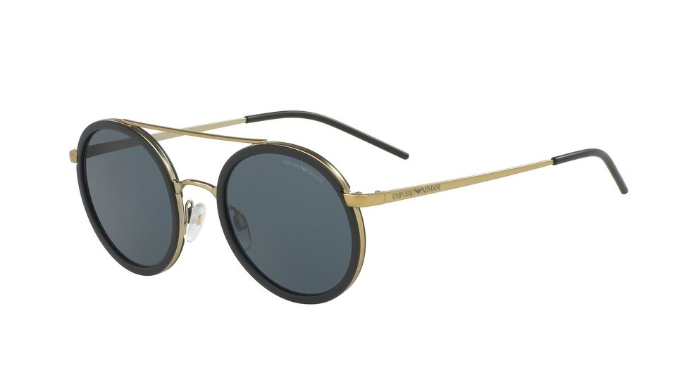 Armani EA2041 Single Vision Prescription Sunglasses EA2041-300287-50 - Lens Diameter 50 mm, Frame Color Matte Pale Gold