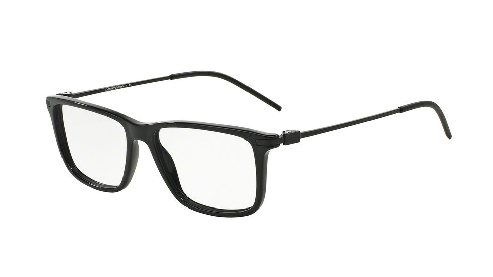 Armani EA3063F Eyeglass Frames 5017-55 - Black Frame