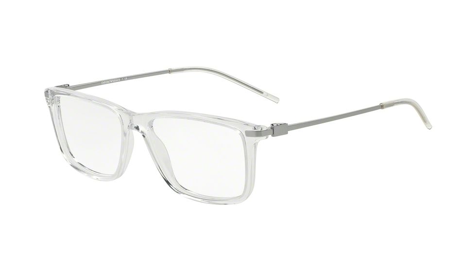 Armani EA3063F Eyeglass Frames 5371-55 - Transparent Frame