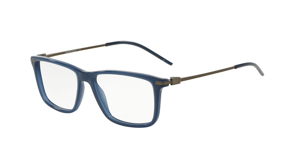 Armani EA3063F Eyeglass Frames 5383-55 - Opal Marine Blue Frame