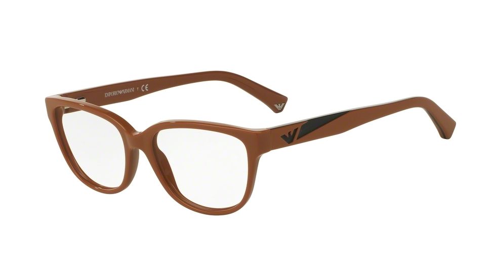 Armani EA3081 Eyeglass Frames 5511-52 - Biscuit Frame