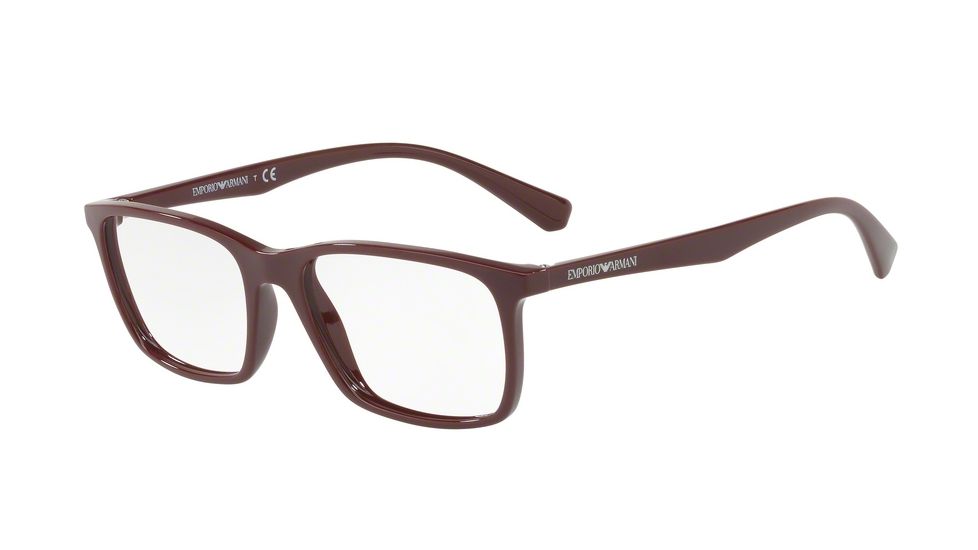 Armani EA3116 Eyeglass Frames 5598-53 - Bordeaux Frame