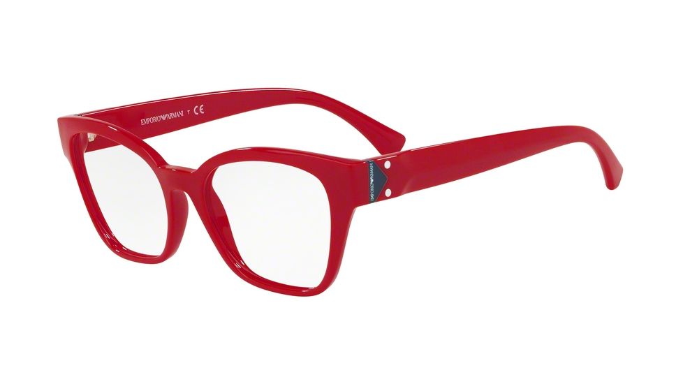 Armani EA3132 Eyeglass Frames 5662-52 - Red Frame