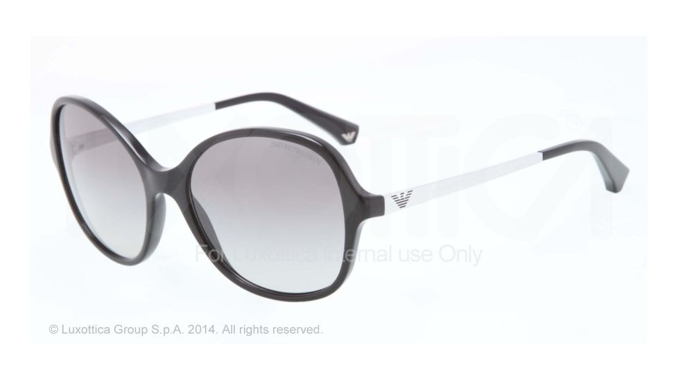 Armani EA4024 Single Vision Prescription Sunglasses EA4024-501711-56 - Lens Diameter 56 mm, Frame Color Black