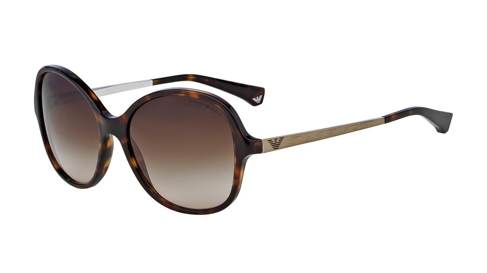 Armani EA4024 Single Vision Prescription Sunglasses EA4024-502613-56 - Lens Diameter 56 mm, Frame Color Dark Havana