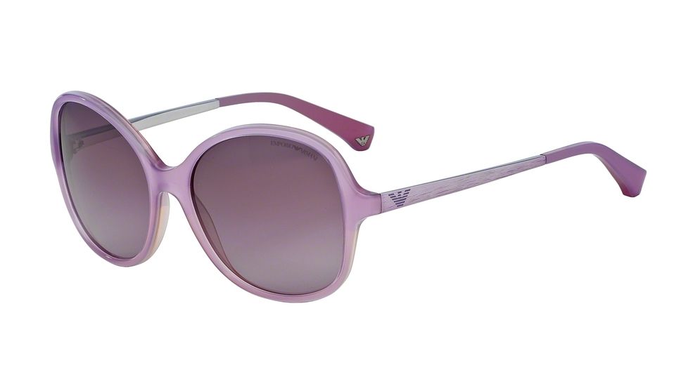 Armani EA4024 Single Vision Prescription Sunglasses EA4024-52058H-56 - Lens Diameter 56 mm, Frame Color Pearl Lilac