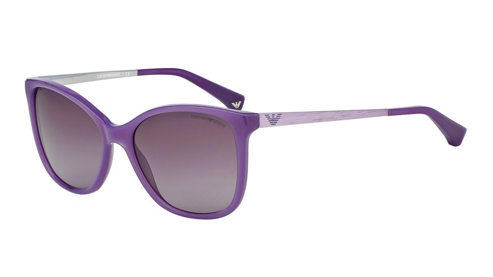 Armani EA4025 Bifocal Prescription Sunglasses EA4025-51288H-55 - Lens Diameter 55 mm, Frame Color Opal Lilac