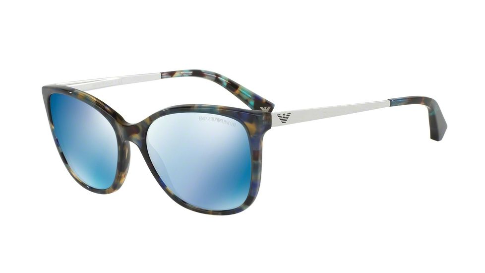 Armani EA4025 Bifocal Prescription Sunglasses EA4025-554255-55 - Lens Diameter 55 mm, Frame Color Havana Spot Blue