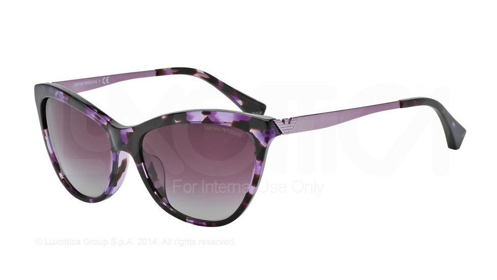 Armani EA4030F Bifocal Prescription Sunglasses EA4030F-52264Q-57 - Lens Diameter 57 mm, Frame Color Violet Havana
