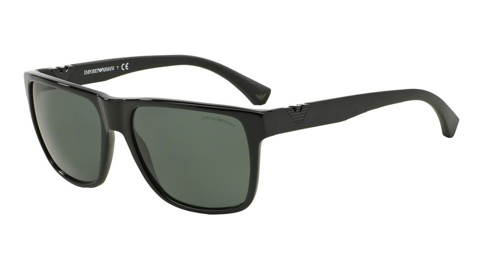 Armani EA4035F Progressive Prescription Sunglasses EA4035F-501771-58 - Lens Diameter 58 mm, Frame Color Black