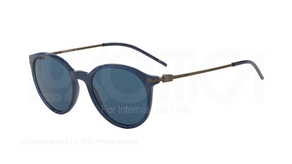 Armani EA4050 Sunglasses 538380-50 - Opal Marine Blue Frame, Blue Lenses