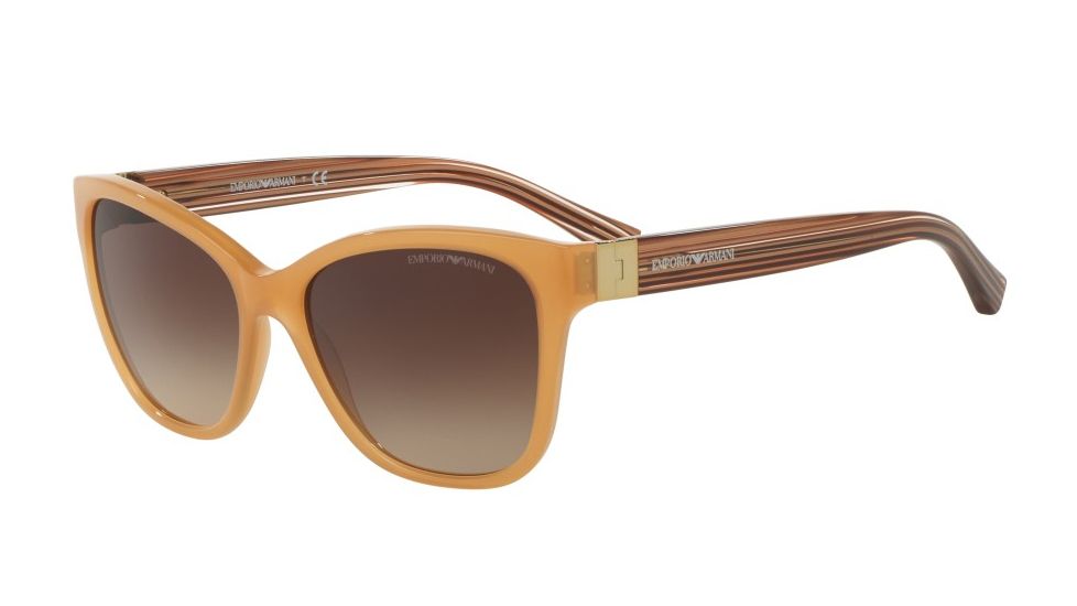 Armani EA4068F Bifocal Prescription Sunglasses EA4068F-550613-57 - Lens Diameter 57 mm, Frame Color Opal Honey
