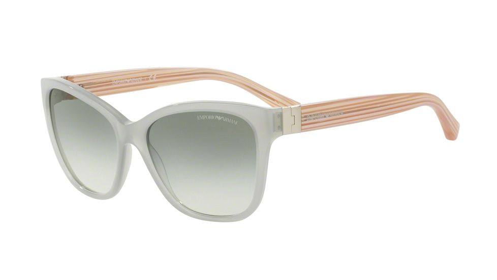 Armani EA4068F Bifocal Prescription Sunglasses EA4068F-55198E-57 - Lens Diameter 57 mm, Frame Color Opal Grey Green
