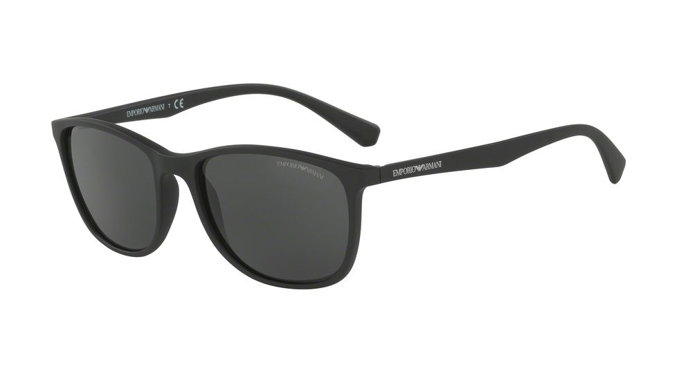 Armani EA4074 Bifocal Prescription Sunglasses EA4074-504287-56 - Lens Diameter 56 mm, Frame Color Matte Black