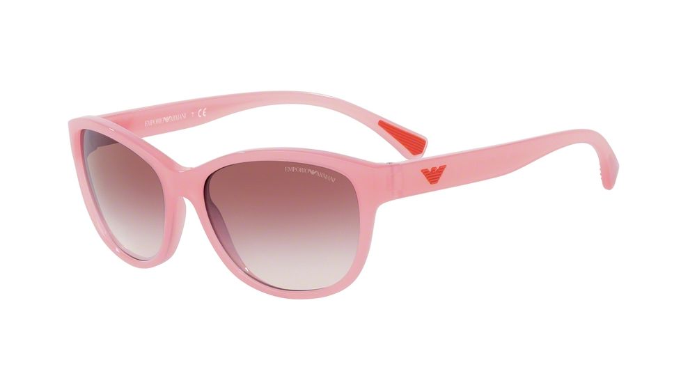Armani EA4080 Bifocal Prescription Sunglasses EA4080-55078H-57 - Lens Diameter 57 mm, Frame Color Opal Coral