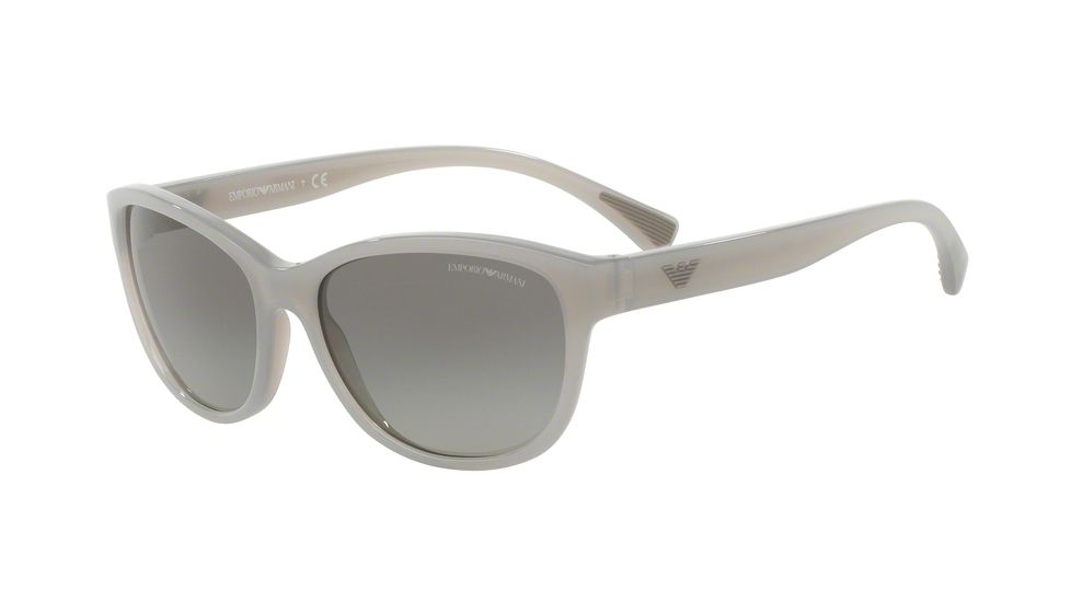 Armani EA4080 Bifocal Prescription Sunglasses EA4080-553611-57 - Lens Diameter 57 mm, Frame Color Opal Grey