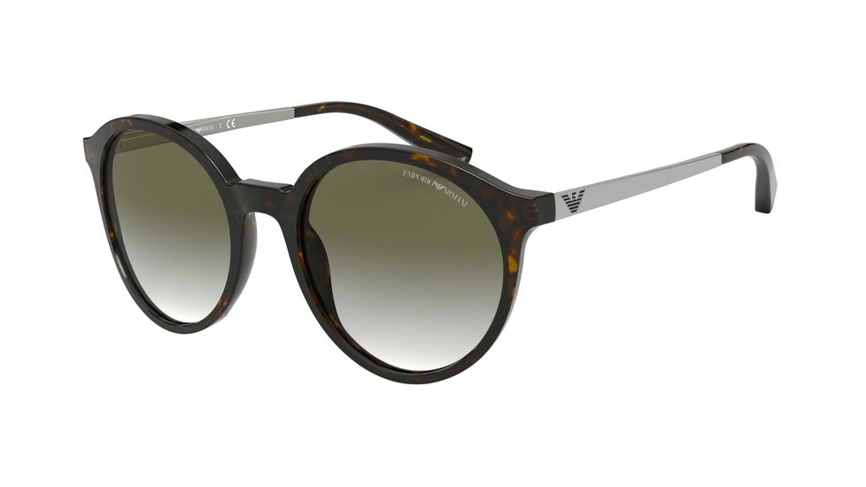 Armani EA4134F Sunglasses 50268E-53 - , Clear Gradient Light Green Lenses