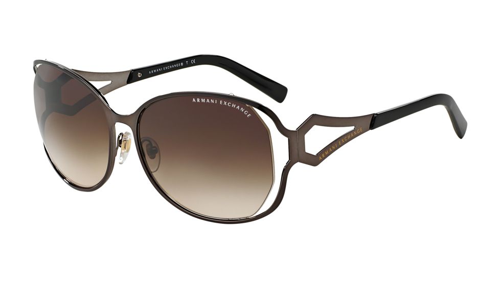 Armani Exchange AX2009S Bifocal Prescription Sunglasses AX2009S-603313-59 - Lens Diameter 59 mm, Frame Color Chocolate Brown