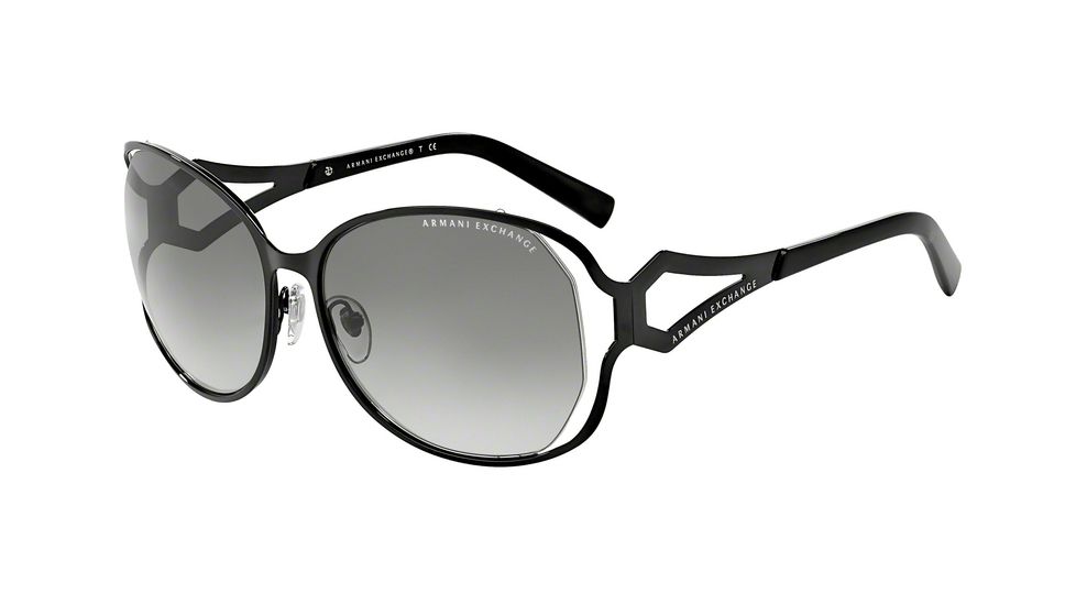 Armani Exchange AX2009S Bifocal Prescription Sunglasses AX2009S-600011-59 - Lens Diameter 59 mm, Frame Color Black