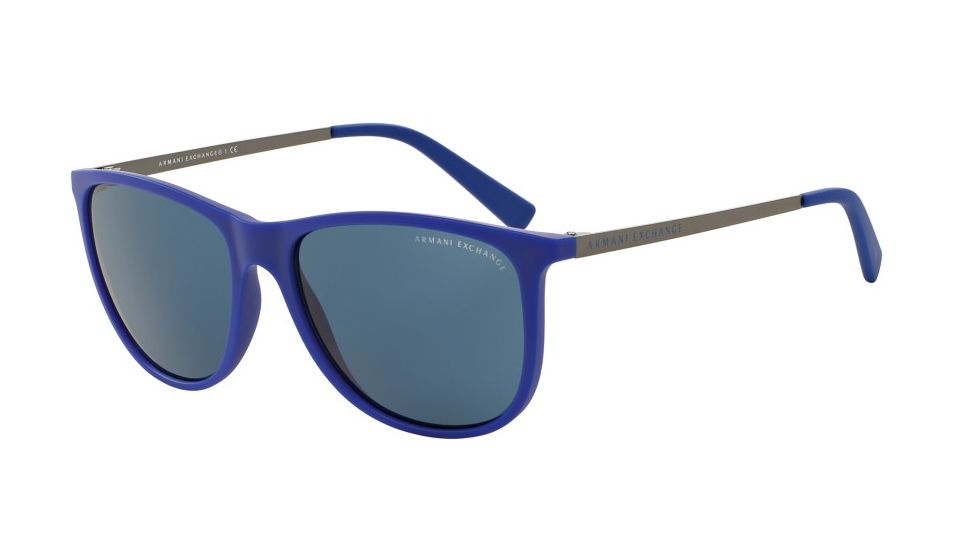 Armani Exchange AX4047SF Bifocal Prescription Sunglasses AX4047SF-816880-57 - Lens Diameter 57 mm, Frame Color Matte Elettric Blue